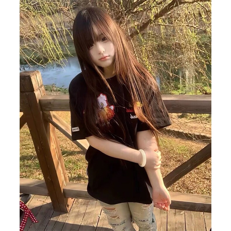 万针全刺绣工艺抖音得物高品质260克重磅纯棉双纱美式高街短袖T恤,男装T恤,电商A486-1