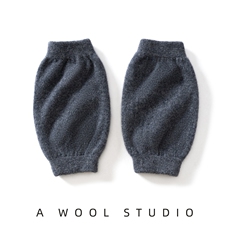 秋季新款纯色针织护膝时尚简约保暖，袜子，绒朵羊绒