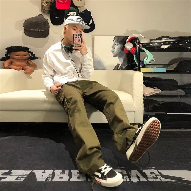 男秋季新款港风休闲裤纯棉ZB01P45,男装休闲裤,星座1116-2
