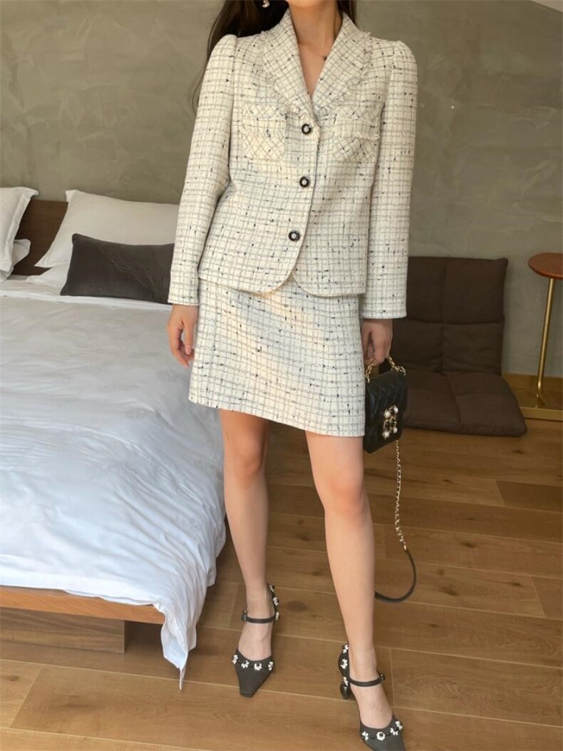 【现货】贵妇级别小香套装纯欲合集，女装职业装，欧尼蒂