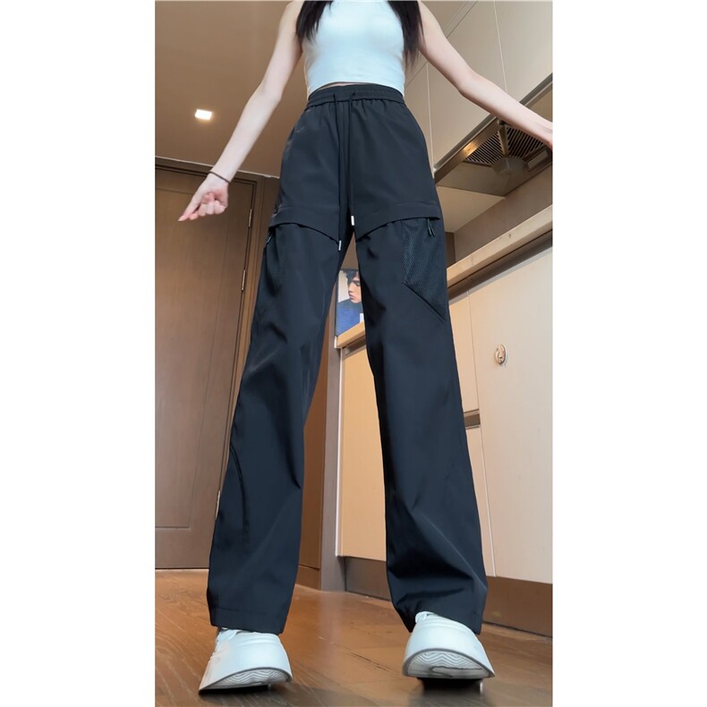 抖音品质秋季眼口袋机能宽松冲锋裤B315-K24267-特p40控78,男装休闲裤,电商B315