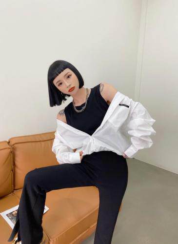 【现货】春季新款 假两件,女装,玲珑颂