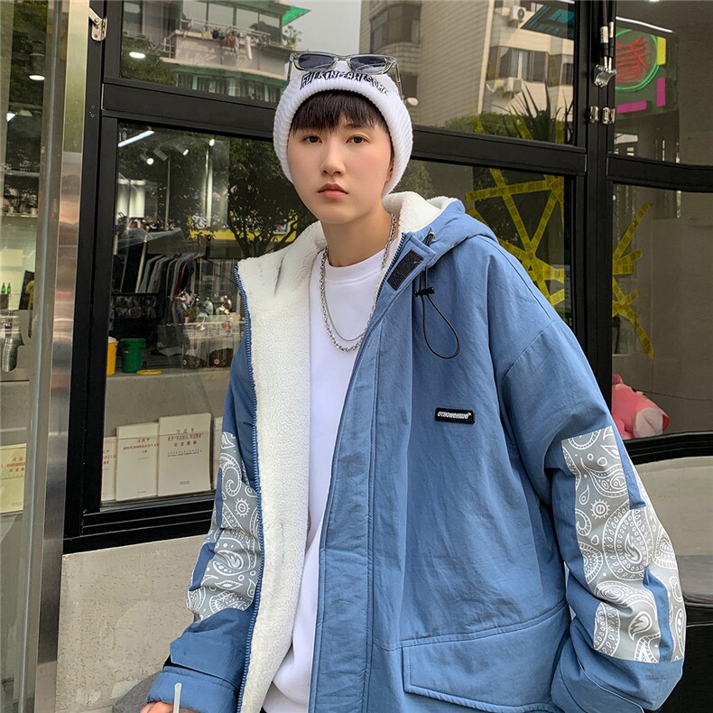 冬装新品保暖加厚羊羔毛内里棉服棉衣XZ203-MY82-P138,男装棉衣,星座203