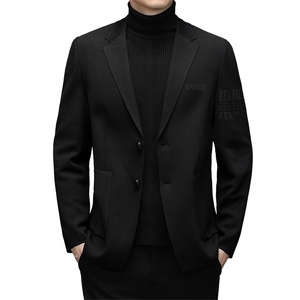 秋款高端西服男商务时尚小西服休闲男士单西上衣潮流外套男装图片