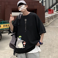 Q11152-P30春夏季七分袖t恤男大码五分袖男短袖中袖，男装T恤，电商A040