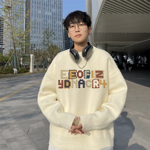 高质量！秋冬季半高领毛衣男士加绒加厚线衣针织衫男DMY553-特P38图片