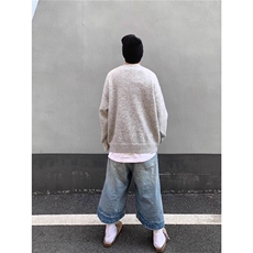 高质量北极绒毛衣原宿ins气质新款潮流简约日系慵懒MY2502，男装针织衫/毛衣，星座516A