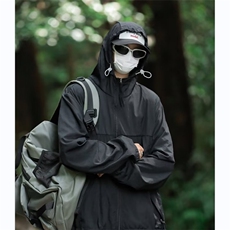 防晒衣男女夏季潮流新款连帽防紫外线透气情侣防晒服W5815-P43，男装防晒衣，星座412-2