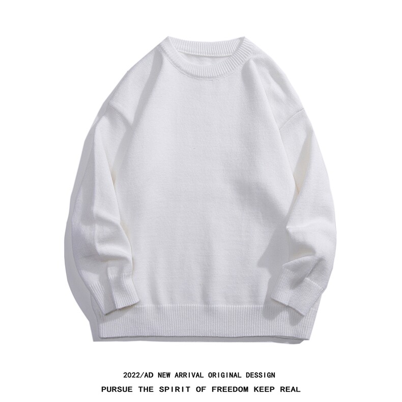 光板得物\唯品\抖音二开八色加厚圆领毛衣M800P35,男装针织衫/毛衣,电商A247B
