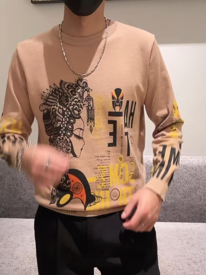 秋冬潮风套头休闲时尚毛衣男M841-P58,男装针织衫/毛衣,星座1109-3