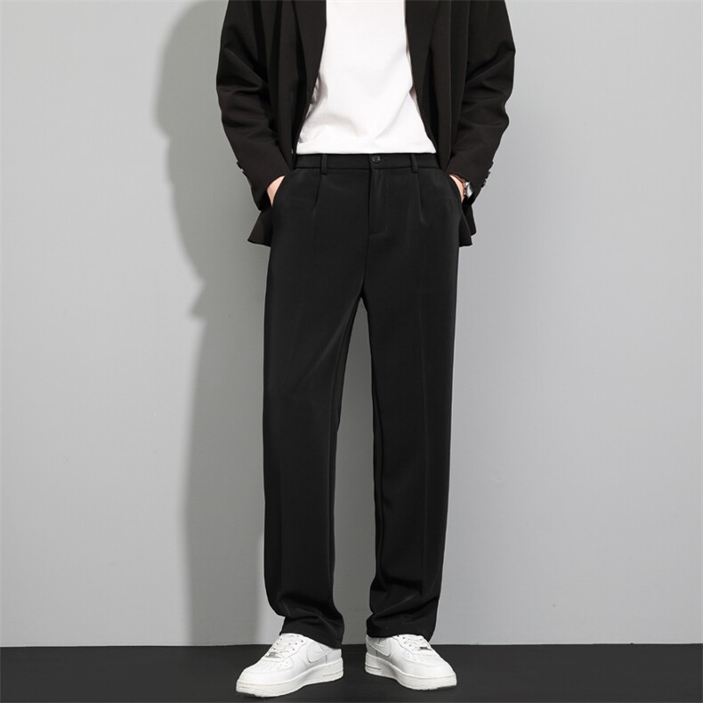 加绒加厚休闲长裤男秋冬季大码西装裤子217-2-HK2358-P45加绒55,男装西服套装,星座217-2