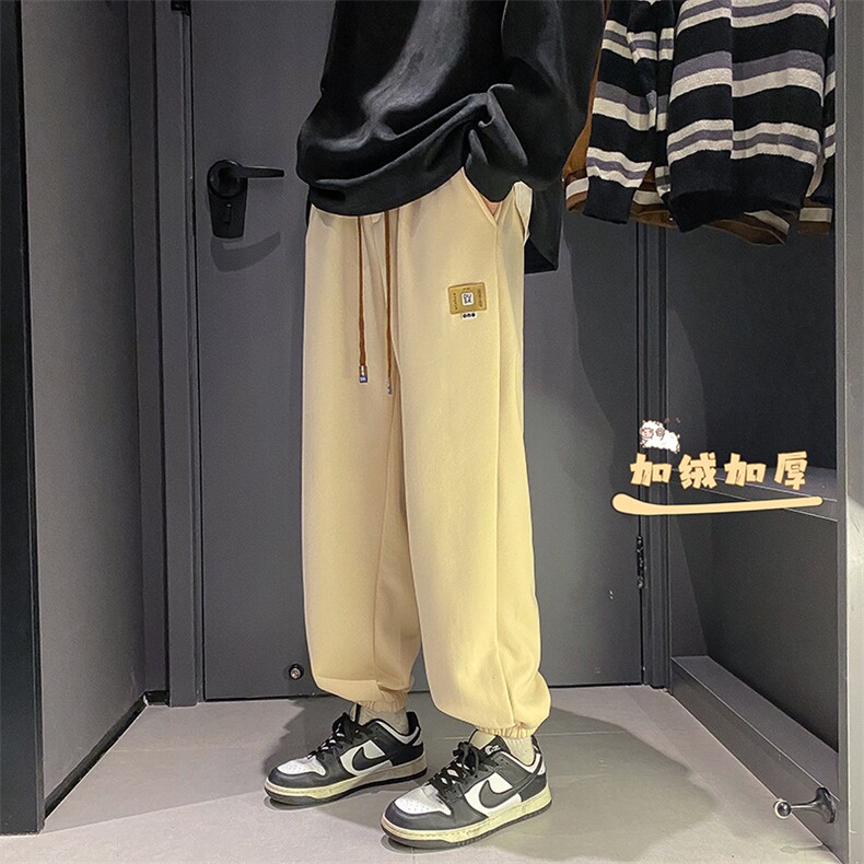 XZ409-1-K619-P65冬季新款加绒加厚保暖运动休闲裤,男装休闲裤,星座1514