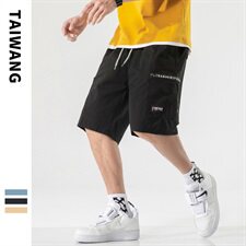 短裤男夏季2021新款潮流宽松休闲五分潮牌薄款裤子A438-Z951-P35，男装休闲裤，电商A438
