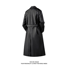 秋季新款中长款风衣男翻领大衣休闲潮流夹克外套-A1129P108控158，男装夹克，电商B241