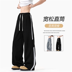 无影墙条纹牛仔裤男美式春季潮牌水洗休闲裤子-A2000TP48控78，男装牛仔裤，电商B241