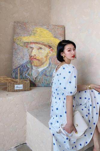 韩小碎花，女装，密斯倩