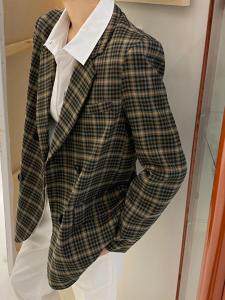 【现货】秋季新品格子工艺西装，女装西装，摩格