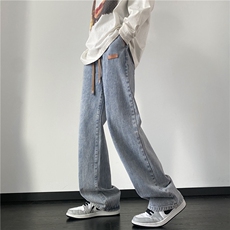 2024春季新款美式复古水洗牛仔裤宽松直筒裤子B315-K5550-P45控58，男装牛仔裤，电商B315