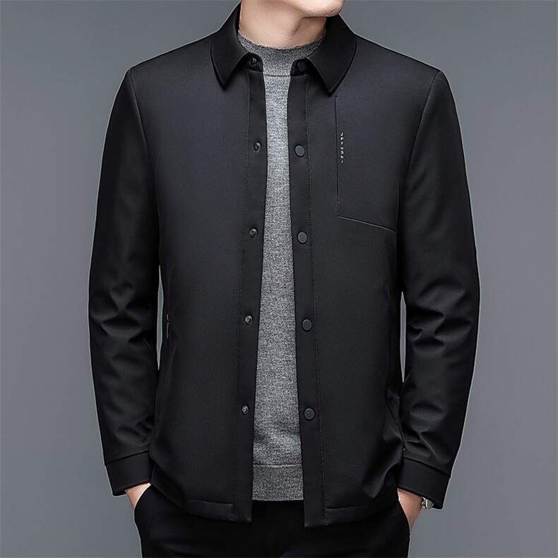DZA88888钱塘2020-3商务休闲简约百搭中年男士冬季羽绒服P205,男装羽绒服,钱塘207-3