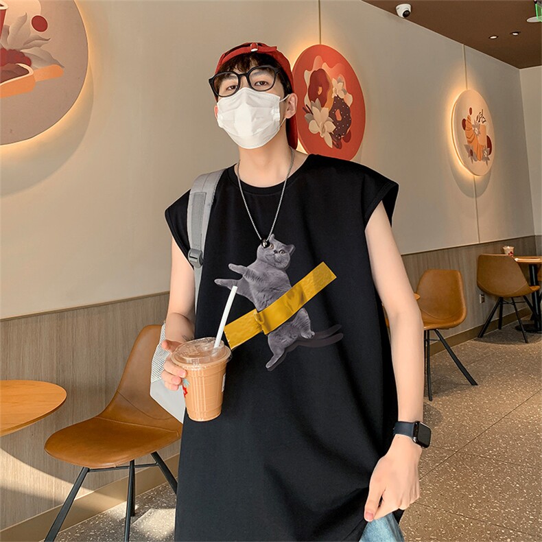 已注册直播抖音纯棉重磅250克男乌梅紫无袖背心T恤T566P28控39,男装背心/马甲,电商C408(原B339-1)