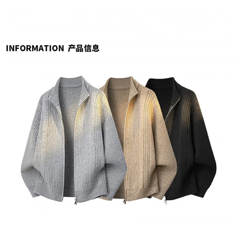 1506-1/Z56221/P70冬新款开衫毛衣美式复古休闲慵懒风V领针织衫男,男装针织衫/毛衣,星座1506-1