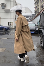 【2025秋冬】风衣男士中长款特宽松毛呢大衣外套呢子大衣长款风衣，男装风衣，星座112A
