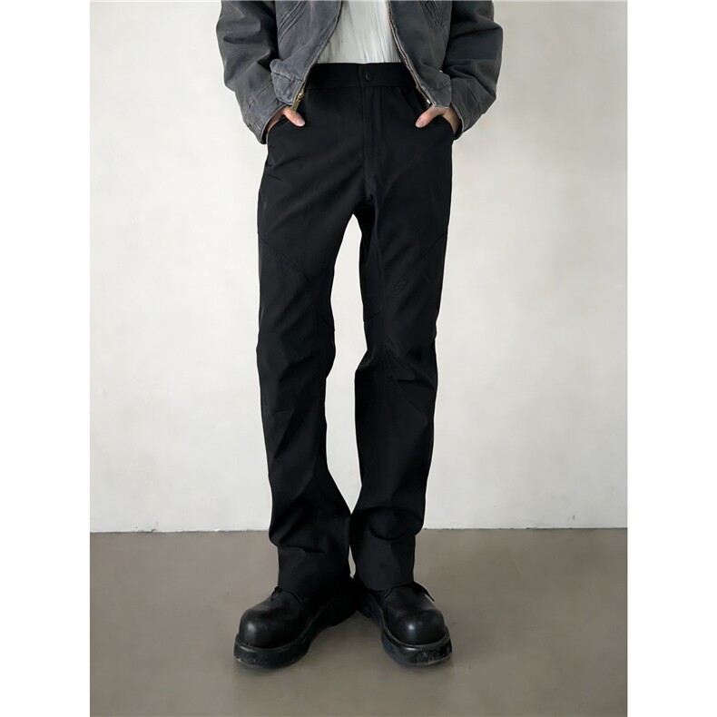 美式户外褶皱设计冲锋裤男防风徒步登山裤子防水耐磨CF157-P50，男装休闲裤，星座310A-4