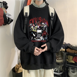 特P25控48 秋冬新款男士圆领卫衣宽松休闲日常百搭上衣WQ2433图片