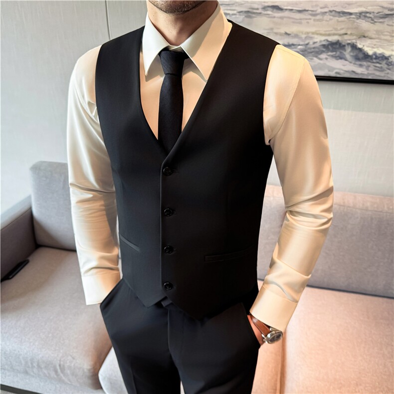 M-7XL-伴郎服兄弟装男婚礼西装马甲纯色坎肩背心DMJ7056-P40特,男装背心/马甲,电商A213
