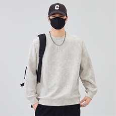 数据款-2025秋季新款圆领套头卫衣男款外穿内搭B240-WY988020-P65，男装卫衣，电商B240