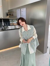 【现货】皮毛一体马甲，女装马甲，欧洛佛