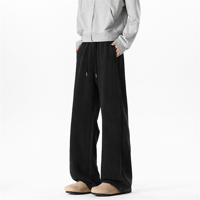 秋冬新款水洗做旧割破重磅华棉XZ806-CK03070-P68CK03070加绒P78，男装休闲裤，四季星座806