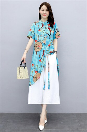 2021夏季新款大码女装简约个性时尚优雅气质宽松舒适中国风上衣，女装职业装，缘衣格