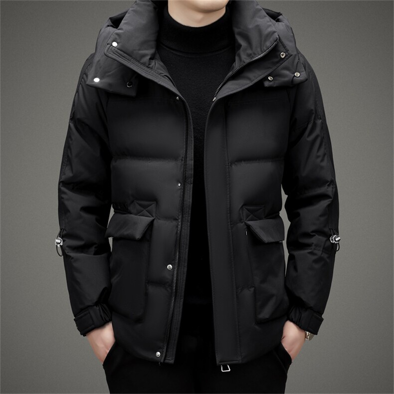 V2388钱塘2020-3秋冬新款男士连帽羽绒服保暖时尚休闲外套P255,男装羽绒服,钱塘207-3