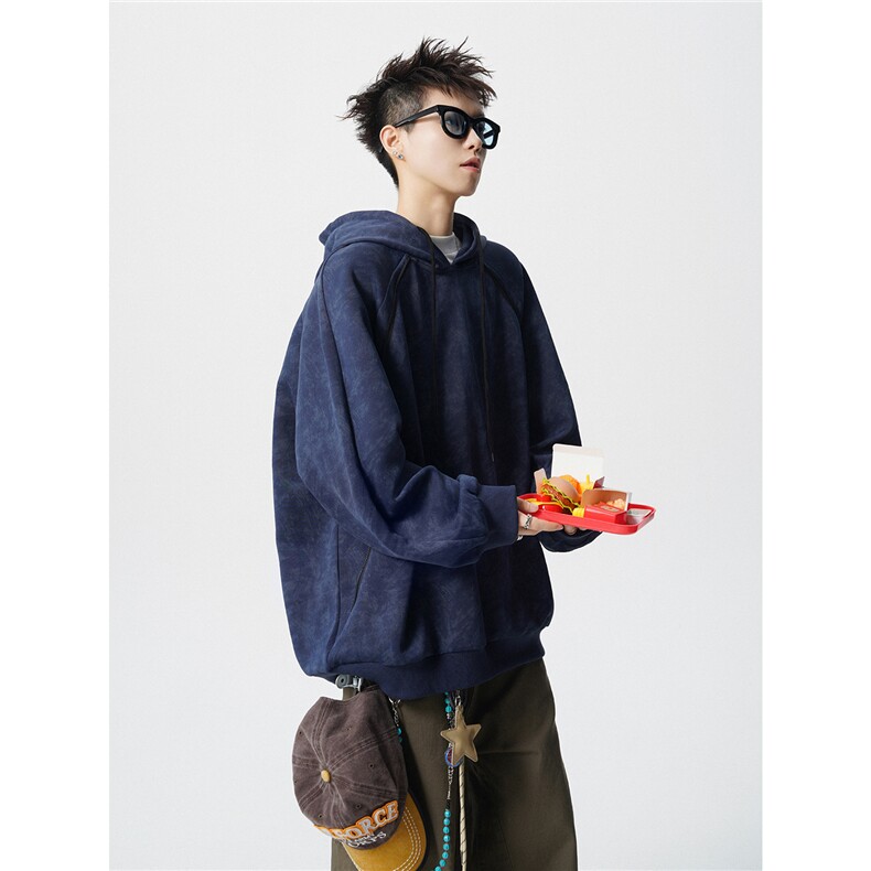 WY10141-特批48控88高品质扎染面料连帽设计感大码男潮流卫衣,男装卫衣,电商A059