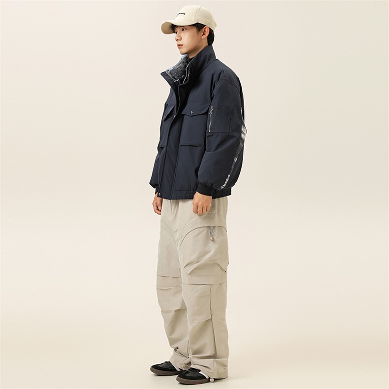 2025冬季新款男日系潮牌立领白鸭绒羽绒服加厚外套棉衣YR80-F265,男装羽绒服,电商A101（原外27）