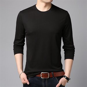 B68107钱塘2021-2春季主推大货跑量高品质款男士T恤长袖图片