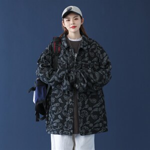 2024春装新款大码腰果花男士牛仔夹克情侣牛仔外套JK205-P85，男装夹克，电商A158-1