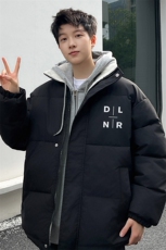 ！2023冬季新款男士立领棉衣简约字母印花棉服外套MY122P70，男装棉衣，电商B220