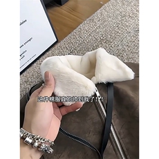 现货重磅硬挺boxy羽绒棉衣座山雕羊羔毛领洗水麂皮棉服冬外套，男装棉衣，电商A486
