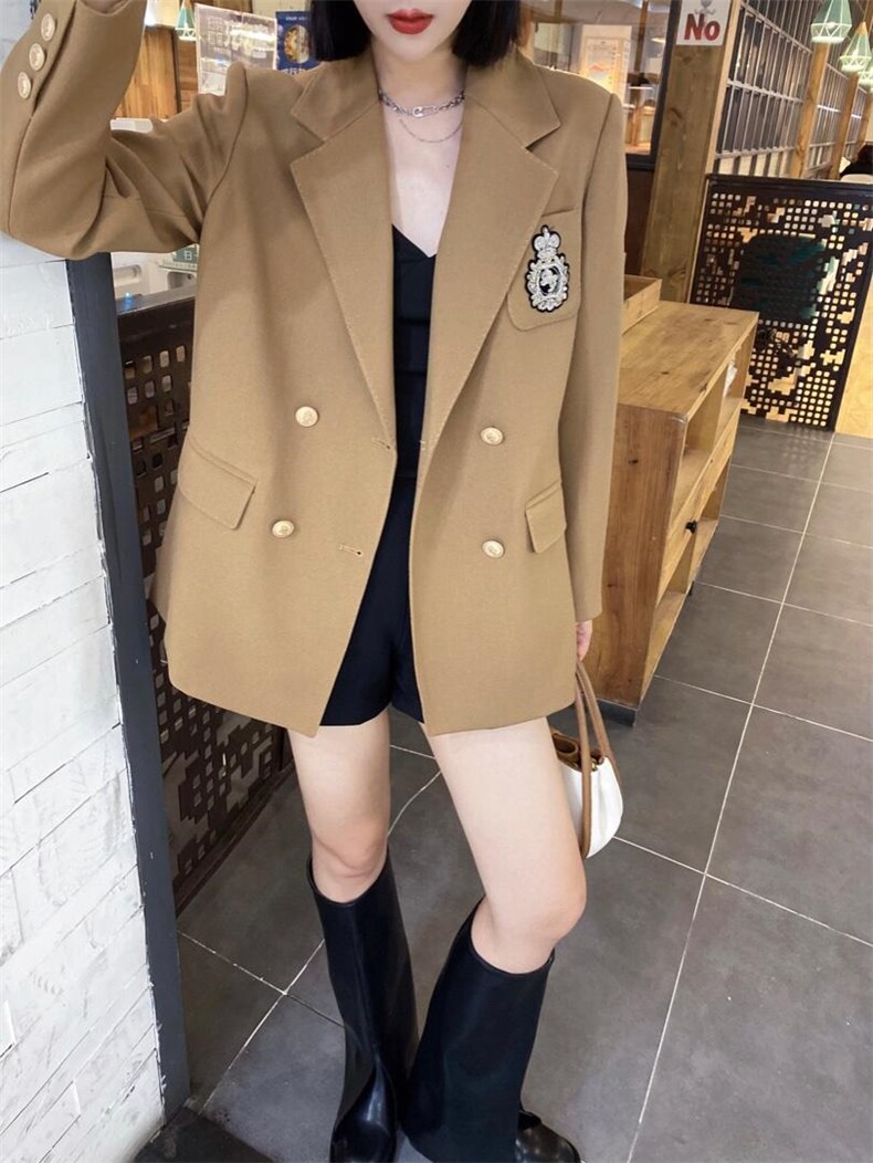 【现货】2021秋季学院风西装精纺TR面料系列款88029，女装西装，蓝典