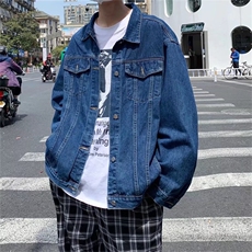男秋季外套潮牌街头大码牛仔外套GT087P60，男装夹克，星座1116-2