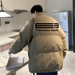 秋冬美式抖音直播高品质保暖宽松男面包服羽绒棉棉衣外套M1045P90图片