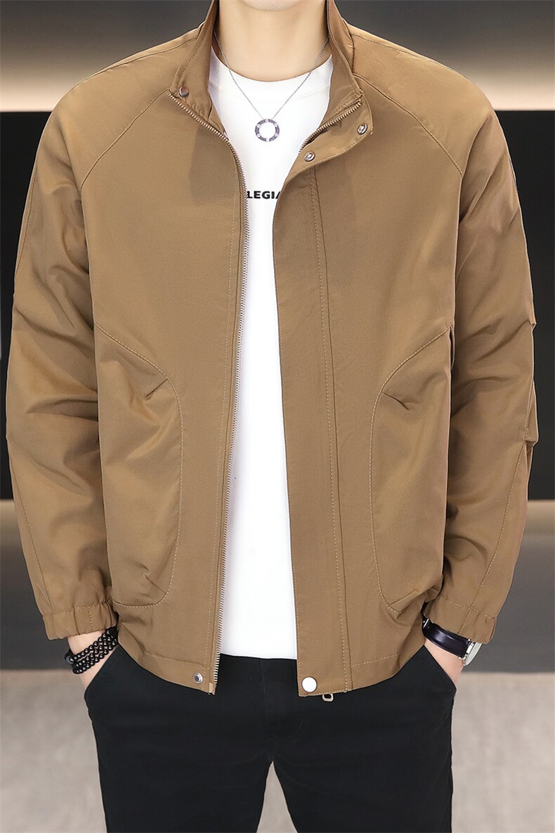 夹克男秋季立接高品质外套型男商务休闲百搭外套夹克N7936-P75,男装夹克,星座310B-3