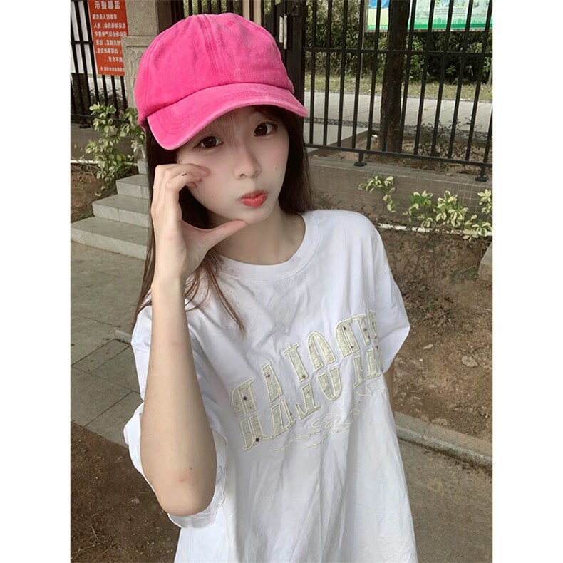 万针全刺绣工艺抖音得物高品质260克重磅纯棉双纱美式高街短袖T恤,男装T恤,电商A486
