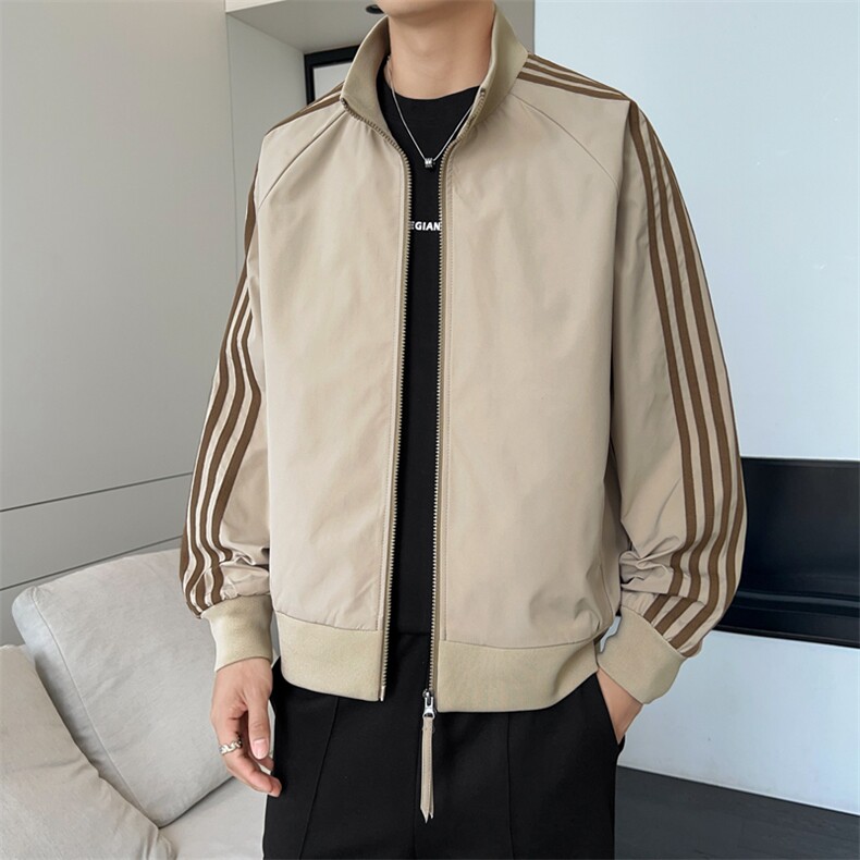25秋季新款现货小米格立领夹克男休闲上衣外套DSA157B-J2567-P75,男装夹克,电商A157B