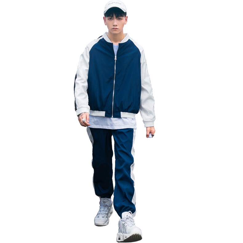 青少年班服套装男运动休闲两件套潮秋季外套,男装休闲套装,星座1113