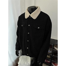 现货加绒牛仔棉服男冬季棉衣外套羊羔绒翻领夹克毛领MY1089-P110，男装夹克，星座1103-3