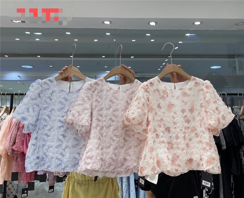 夏季新款定制面料印花小衫，其它，素名