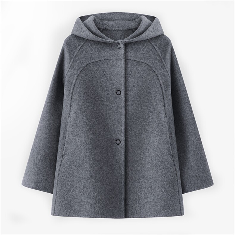 儿童羊毛大衣秋冬保暖时尚宽松款高端面料舒适百搭，童装外套，鑫贝羊绒